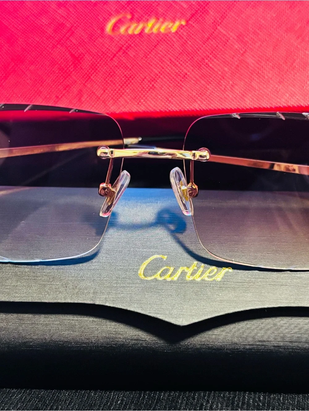 Cartier luxury rimless